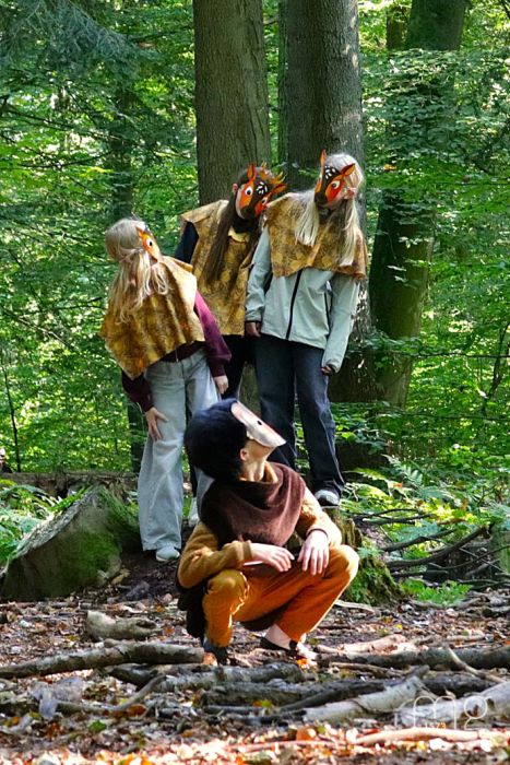 Theaterstück im Wittmunder Wald